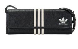 X Adidas Wallet on Strap, Leather, Black, 525259, DB, 2*